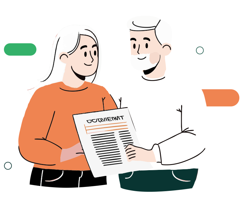 couple-reviewing